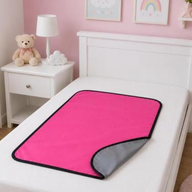 Imagem de Protetor De Cama Infantil Anti Xixi E Anti Mancha 100x70  material sin
