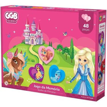 Imagem de Jogo da Memoria Sonho de Princesa 48PCS - GGB PLAST
