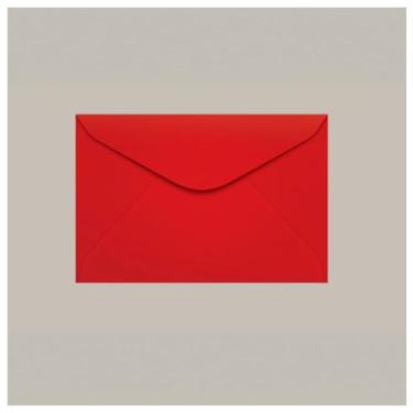 Imagem de Envelope Visita 72x108 Tóquio Vermelho - Scrity