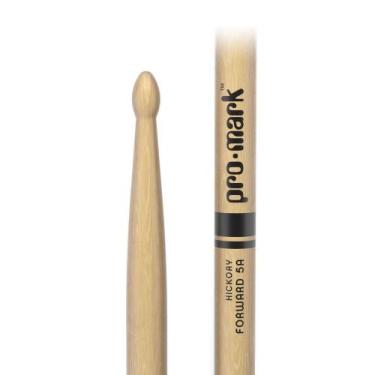 Imagem de Baqueta Classic 5A TX5AW American Hickory Ponta Madeira Promark