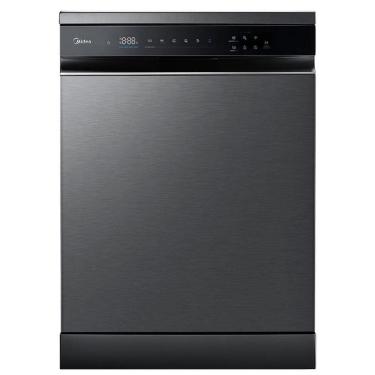 Imagem de Lava-Louças Midea SmartHome Black Inox com 16 Serviços, 09 Programas de Lavagem e Função Open Dry - MDWEF1633GS