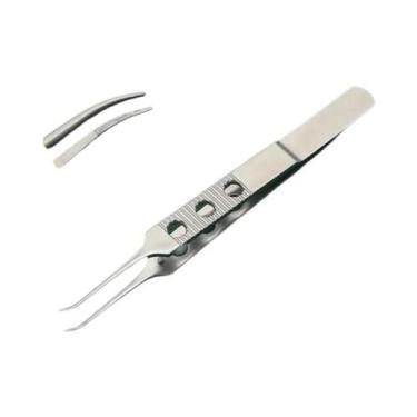 Imagem de Pinça Oftálmica De Aço Inoxidável Com Liga De Titânio E Dentes, Pinça 