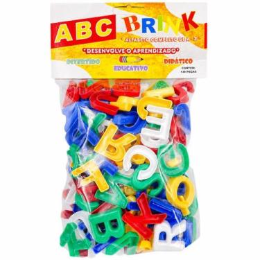 Imagem de Letras Do Alfabeto Abc Solapa Com 130 Peças Educativo - CRIE E BRINK