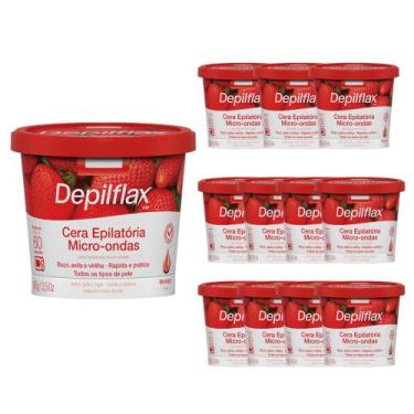 Imagem de Kit 12 Cera de Microondas para Depilação Corporal Buço Axila e Virilha