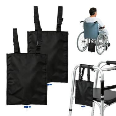 Imagem de ZXMOBY Suporte de bolsa de perna ajustável de 3 vias, alças de cintura + bolsa ajustável de altura para cuidados seguros de cateter/ostomia – Bolsa segura, mãos livres para homens e mulheres
