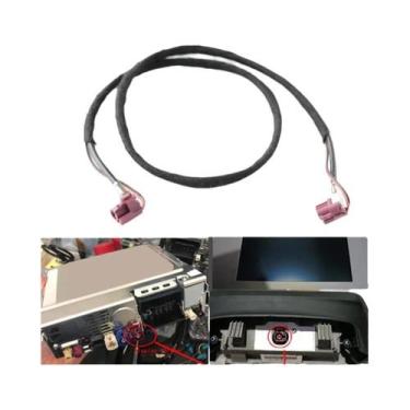Imagem de 80cm para bmw para evo host cabo de vídeo lvds linha kabel 12v cabo de
