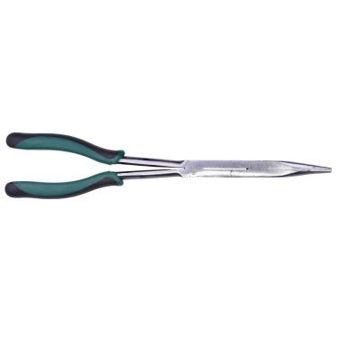 Imagem de Alicate de Bico ST70721ST Extra Longo Curvo com Cabo Ergonômico e Abas Protetoras 34CM Sata