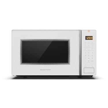 Imagem de Micro-ondas de Bancada Brastemp BMS23AB 23L 750W Multi Preparos Descongelamento Perfeito Auto Clean Tira Odor Branco