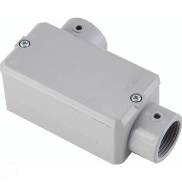 Imagem de Condulete fixo 1/2" tipo "LL" - com tampa / rosca BSP / com pintura el