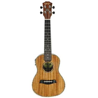 Imagem de Ukulele Elétrico Seizi Bora-Bora Plus Concert Koa Com Bag
