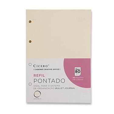 Imagem de Cicero Refil Caderno Criativo Argolado Office 40FLS Pólen 80g Pontado A5, 8606