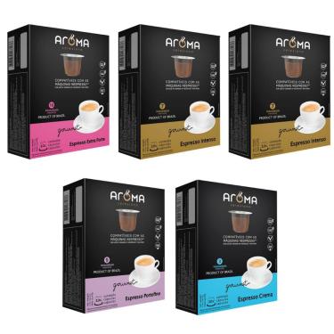 Imagem de Kit 50 Cápsulas Para Nespresso Cápsula Café Aroma