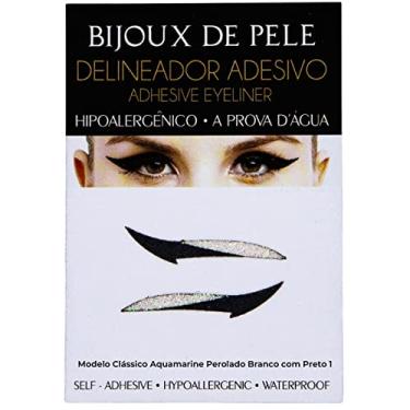 Imagem de Delineador Adesivo 1 Par Aquamarine Branco Perolado1