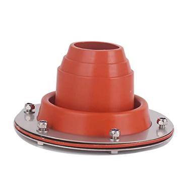 Imagem de Newmind Fogão à prova de fogo Jack Silicone Chimney Hole Pipe para fogão a madeira Hot Tent Camping