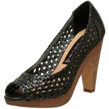 Imagem de STEVEN by Steve Madden Bomba de Plataforma Votiva Feminina, Preto, 4