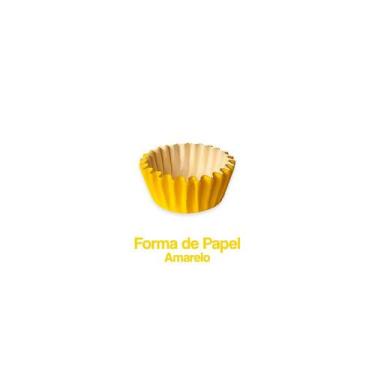 Imagem de Forminha De Papel N4 S. Merc - Amarelo - Plac