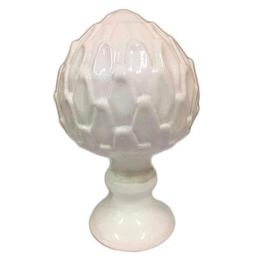 Imagem de Pinha Decorativa Encanto Elegance Em Cerâmica - Branca