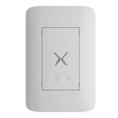 Imagem de Campainha Eletrônica Touch com fio Bivolt 28 Toques 4x2 Branca