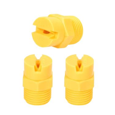 Imagem de uxcell ponta de spray para ventilador plano, bocal PP macho de rosca 1/2NPT, 3 peças (65 graus, diâmetro de orifício de 3,6 mm)