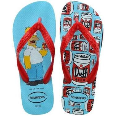 Imagem de Chinelo Havaianas Simpsons Masculino - Original, Legítimas