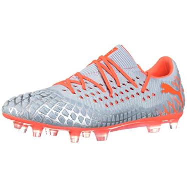 Imagem de PUMA Tênis de futebol masculino Future 4.1 Netfit Low Firm Artificial Ground, Azul Glacial Nrgy vermelho alto risco vermelho, 13