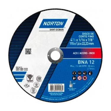 Imagem de Disco De Corte Norton Bna 12 4.1/2" X 1,6 X 7/8"