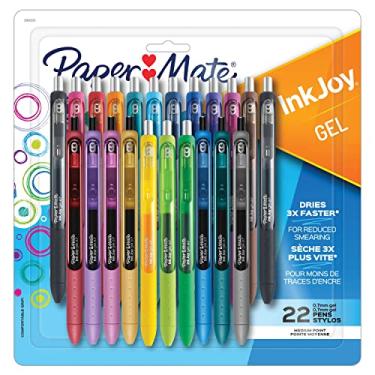 Imagem de Paper Mate Canetas de gel InkJoy de cores sortidas