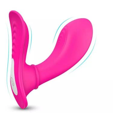 Imagem de Vibrador Masturbador Feminino Ponto G Clítoris Butterfly