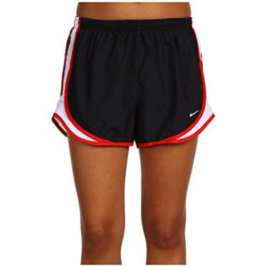 Imagem de Short feminino Nike Dri-fit Tempo Track 3,5, Black / Red, X-Small