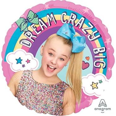 Imagem de Balões de aniversário JoJo Siwa – Pacote com 3 balões de festa de aniversário JoJo Siwa Mylar