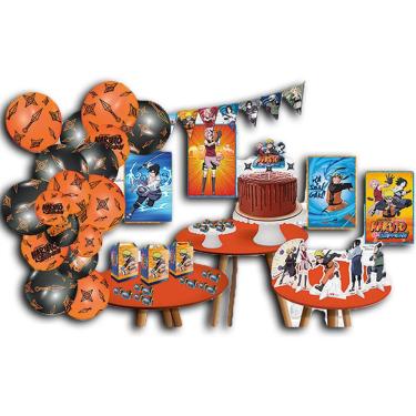 Imagem de Kit Festa Decoração Só Um Bolinho Naruto Shippuden Completo