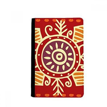 Imagem de Porta-passaporte Civilização Antiga Totems do México de Olhos Vermelhos Notecase Burse Carteira Capa Cartão Bolsa, Multicolor