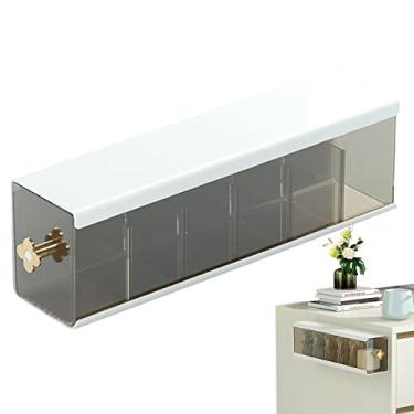 Imagem de pologmase montagem na roupa íntima | armazenamento meias e lingerie, sem perfuração, caixa armazenamento várias finalidades, meias roupa íntima para armário cozinha