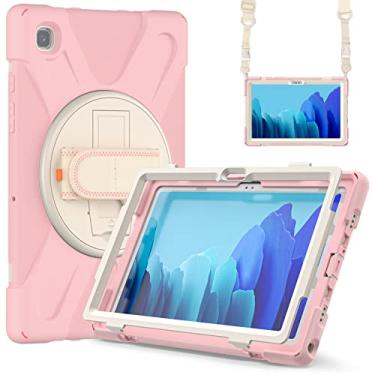 Imagem de ORIbox Corsair Capa para Samsung Galaxy Tab A7 [10,4 polegadas], proteção resistente e resistente, amortecedor 3 em 1 à prova de choque com suporte de 360 °/alça de mão