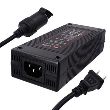 Imagem de iSaddle Conversor de energia 110 V AC para 12 V 10 A DC – 110 V-240 V AC tomada de parede para 12 V DC Adaptador de fonte de alimentação para isqueiro de carro 120 W