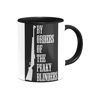 Imagem de Caneca Seriado Peaky Blinders personalizada interior preta