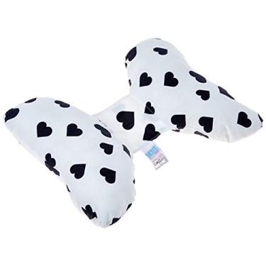 Imagem de Momis Petit Almofada Ergonômica Para Cabeça De Bebê Coraçā Love Preta Preto E Branco Único