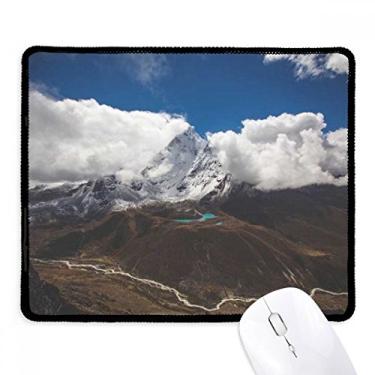 Imagem de Mouse pad Blue Sky Forestry Science Nature Scenery Tapete de borracha para jogos