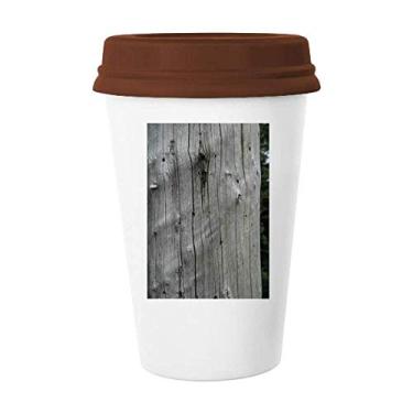 Imagem de Porta-malas de cerâmica cinza e branco rachado Art Deco presente caneca moderna café bebendo vidro cerâmica copo tampa