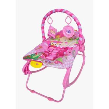 Imagem de Cadeira De Descanso Bebê New Rocker Rosa Color Baby
