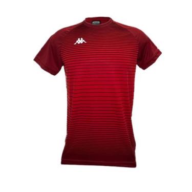 Imagem de Camiseta Kappa Sport Match Masculina - Vermelho