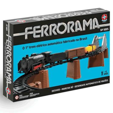 Imagem de Brinquedo Ferrorama Xp 500 Maquinista e Locomotiva Estrela