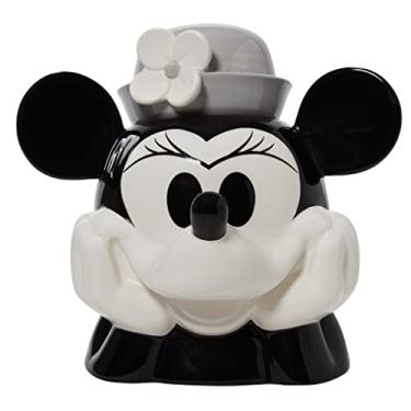 Imagem de Department 56 Disney Ceramics Minnie Mouse da Steamboat Willie Sculpted Cookie Jar, 25 cm, Multicolor
