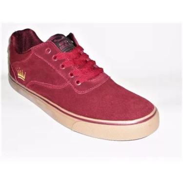 Tênis Mad Bull Logo Vermelho Skate Shoes