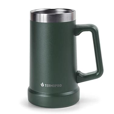 Imagem de Caneca Térmica para Cerveja Verde 709 Ml Termopro