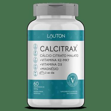 Imagem de Calcitrax - K2 Mk7- D3- Magnésio- 60 Comp - Lauton Nutrition