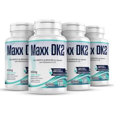 Imagem de Maxx DK2 Vitamina K2 + D3 2000ui 4x120 Cápsulas 1/dia