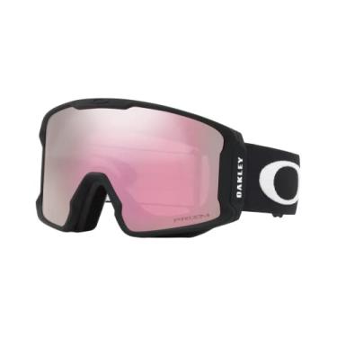 Imagem de Oakley Óculos de neve masculinos Line Miner, preto fosco, Prizm Hi Pink, Grande