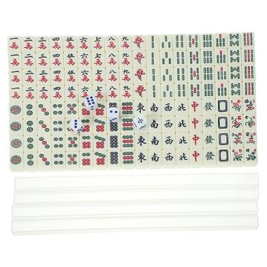 Imagem de Toyvian Lembrancinhas 1 Conjunto Portátil Mahjong Viagem Em Miniatura Abs Jogo De Tabuleiro Tabuleiro De Xadrez