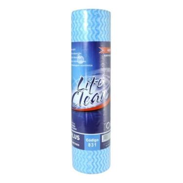 Imagem de Pano Multiuso Azul Bobina Perfex 28Cm X 25M Azul Life Clean